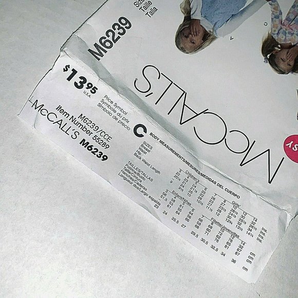 McCall M6239 Girls Nightgowns & Pajamas Pattern - Picture 3 of 6